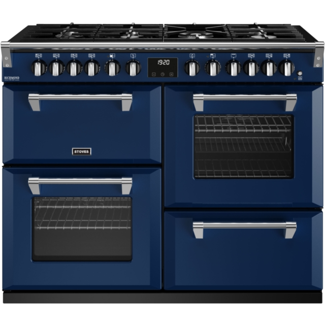 Stoves Richmond Deluxe ST DX RICH D1100DF MBL 110cm Dual Fuel Range Cooker