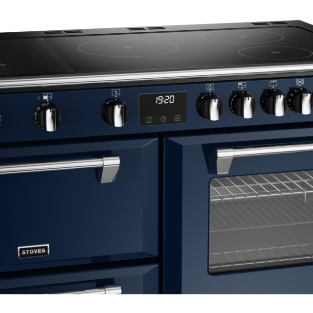 Stoves Richmond Deluxe ST DX RICH D1100Ei RTY MBL 110cm Electric Induction (Rotary Control) Range Cooker