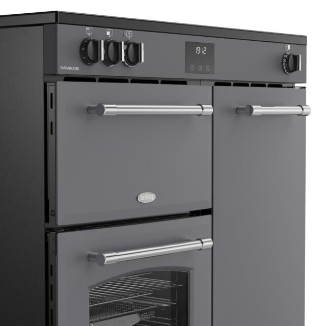 Belling RCA FARMHOUSE 90Ei 90cm Electric Induction Touch Range Cooker - Anthracite