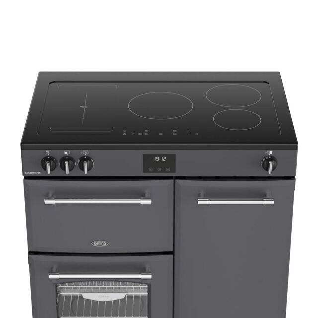 Belling RCA FARMHOUSE 90Ei 90cm Electric Induction Touch Range Cooker - Anthracite