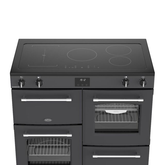 Belling RCA FARMHOUSE 100Ei 100cm Electric Induction Touch Range Cooker - Anthracite
