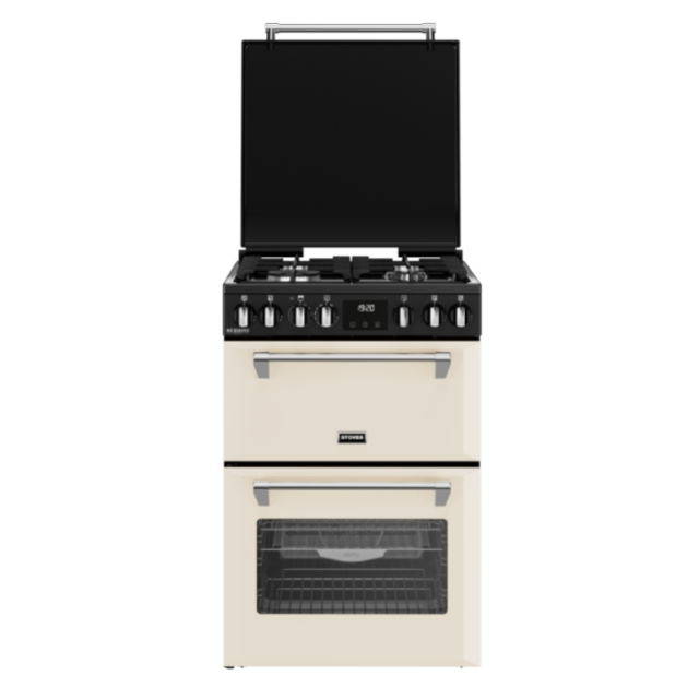 Stoves DX MRA RICH 60DF 60cm Dual Fuel Cooker with Double Oven - Cream