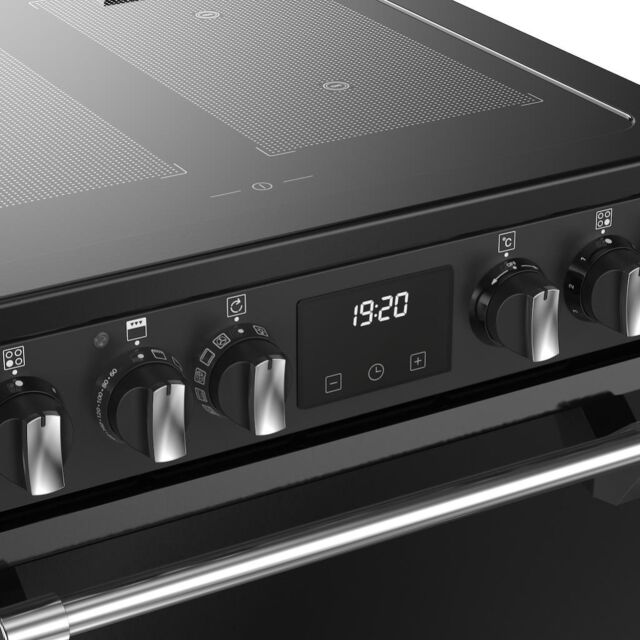 Stoves DX MRA RICH 60Ei RTY 60cm Richmond DX Electric Induction Rotary Cooker - Black