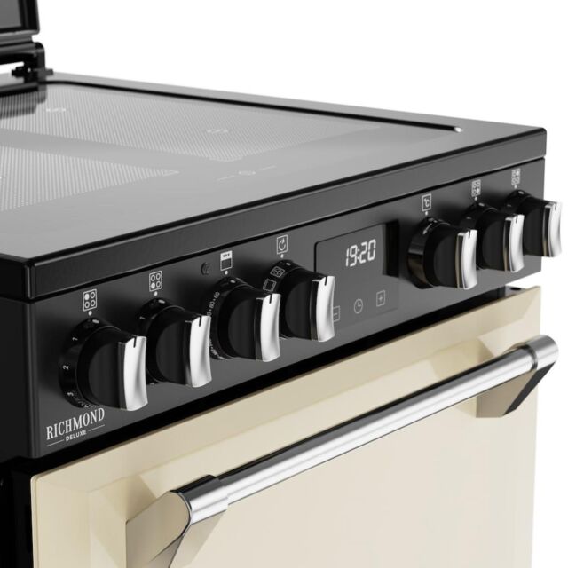 Stoves DX MRA RICH 60Ei RTY 60cm Richmond DX Electric Induction Rotary Cooker - Cream