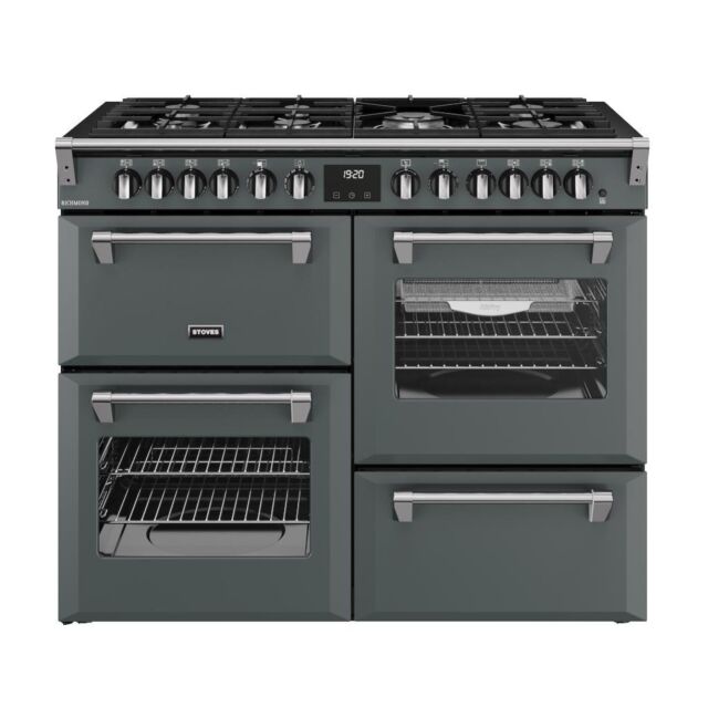 Stoves RCA RICH 110DF 110cm Richmond Dual Fuel Range Cooker - Anthracite