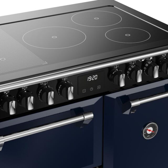 Stoves DX RCA RICH 90Ei RTY 90cm Richmond DX Electric Induction Rotary Range Cooker - Midnight Blue