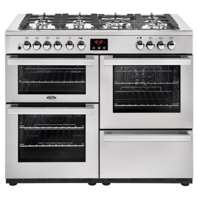 Belling  Cookcentre 110DF SS 110cm Dual Fuel Range Cooker