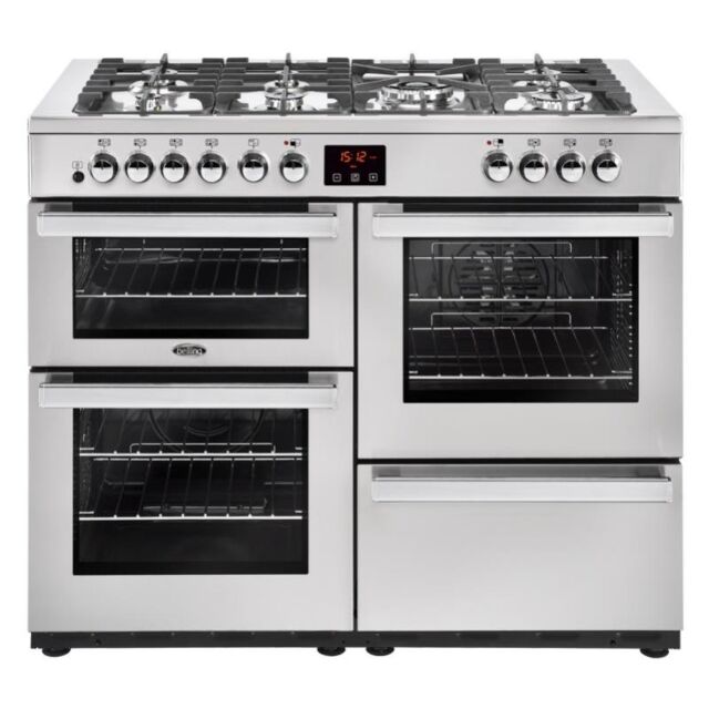 Belling  Cookcentre 110DF SS 110cm Dual Fuel Range Cooker