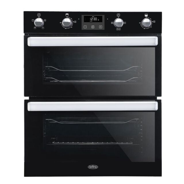 Belling BI702FP Blk / 444444782 Built-Under Electric Double Oven