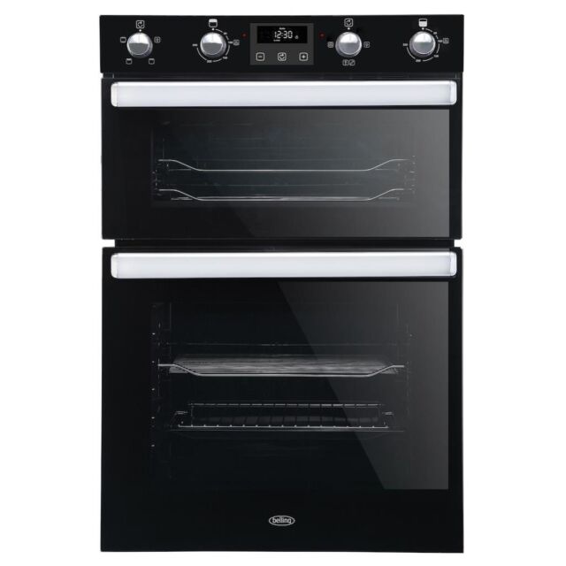 Belling BEL BI902FP Blk Built-In Double Electric Oven