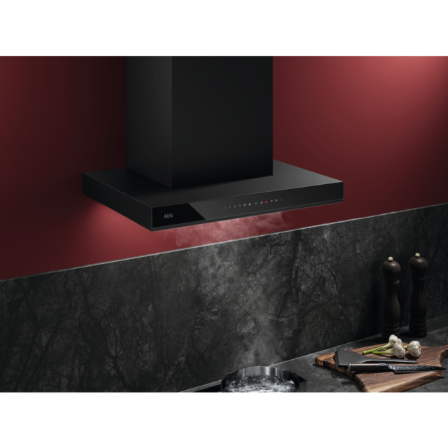AEG GB87D61CB 60cm Chimney Cooker Hood - Black