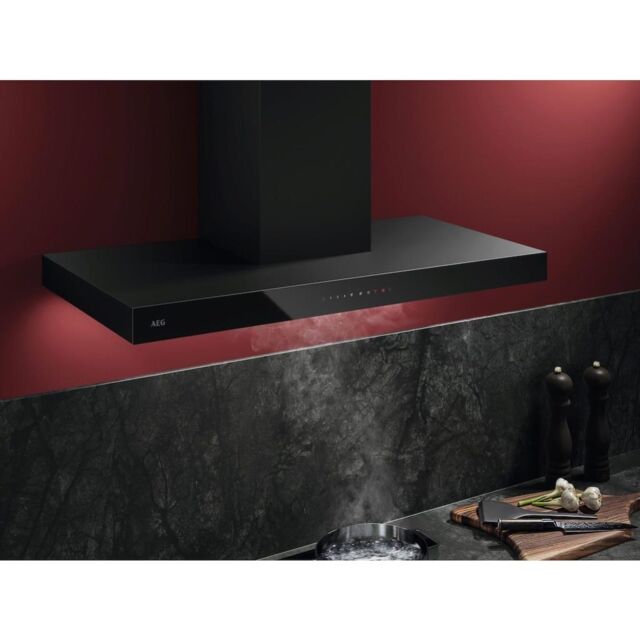 AEG GB67D91HB 90cm Chimney Cooker Hood - Black