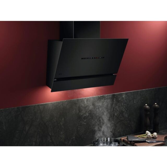 AEG NDV8761CT 60cm Vertical Cooker Hood - Matt Black