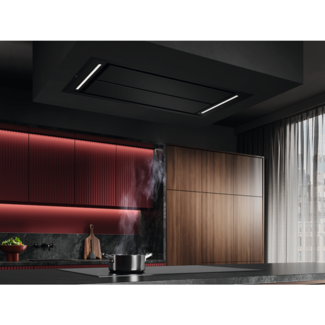 AEG NDC7721SB 120cm Island Cooker Hood - Matt Black