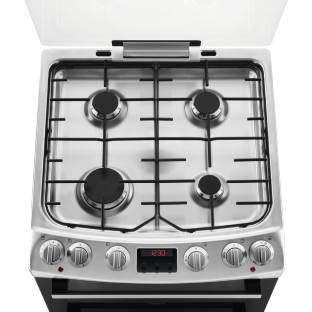Zanussi ZCK66350XA SurroundCook 60cm Dual Fuel Cooker