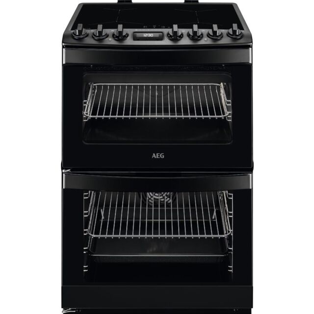 AEG CIB6743MCB Induction Electric Cooker with Double Oven