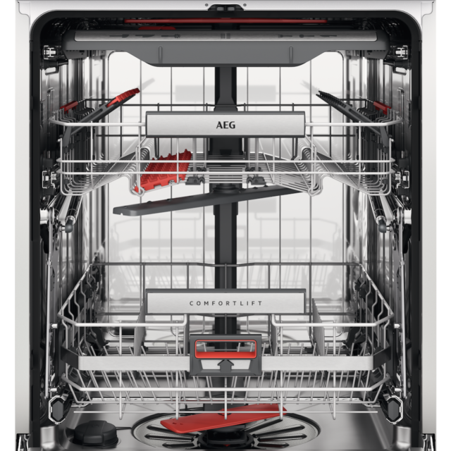 AEG FSE83837P 9000 ComfortLift Fully Integrated Dishwasher with AirDry Technology + 14 Place Settings
