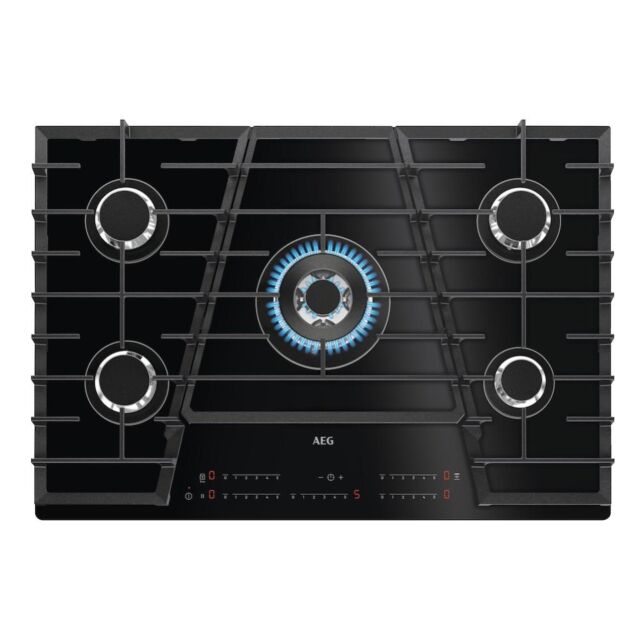 AEG HVB75450IB 75cm 5 Burner Gas Hob