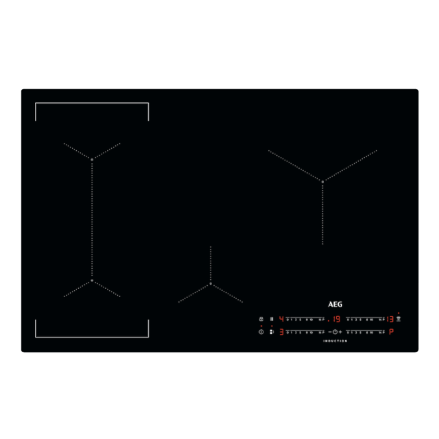 AEG IKX84443CB 6000 Bridge Full Induction Hob with Hob2Hood