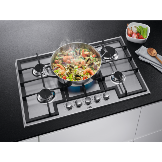 AEG HGX75400SM 3000 Slimline Gas Hob