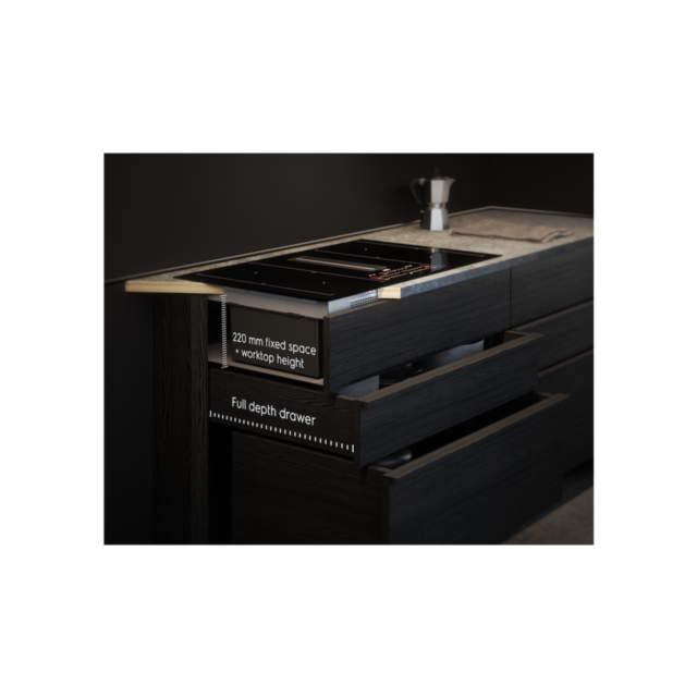 AEG CCE84543FB 78cm Recirculating Air Venting Induction Hob