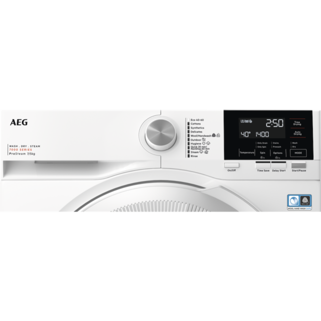 AEG LWR7175M2B 7000 Series 7/5kg Washer Dryer