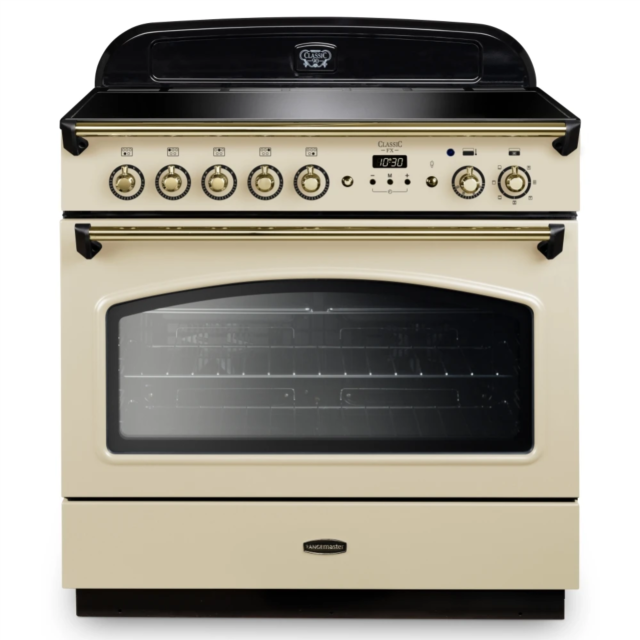 Rangemaster CLAS90FXEICR/B 90cm Induction Range Cooker
