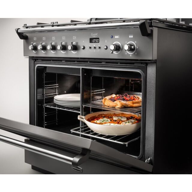 Rangemaster CLAS90FXDFFSL/C 90cm Dual Fuel Range Cooker