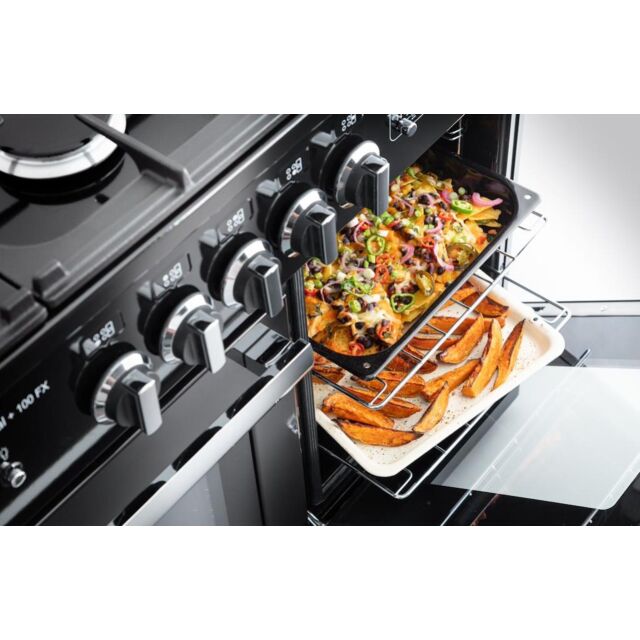 Rangemaster PROPL100FXDFFSS/C 100cm Dual Fuel Range Cooker