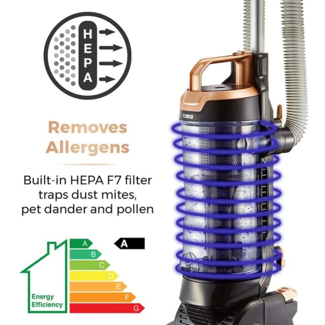 Tower T108000BLGPET RXP30PET Bagless Upright Vacuum Cleaner