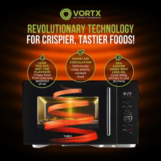 Tower T17133 Vortx 26L Microwave Air Fryer - Black