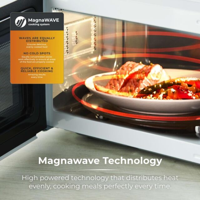 Tower T24042WHT 20L 800W Manual Microwave - White