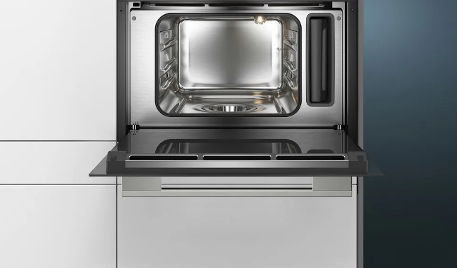 Siemens CD634GAS0B built-in steamer.